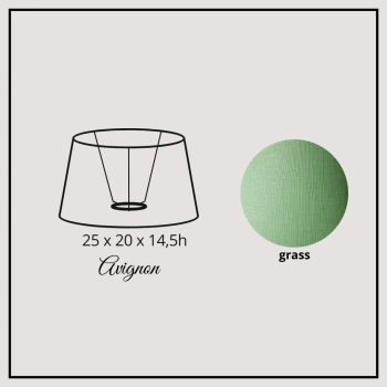 Avignon 25cm grass linen
