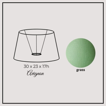 Avignon 30cm grass linen