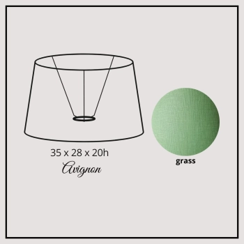 Avignon 35cm grass linen