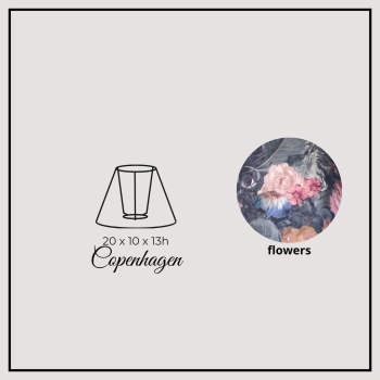 Copenhagen 20cm cotton flowers