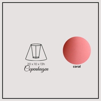 Copenhagen 20cm coral chintz