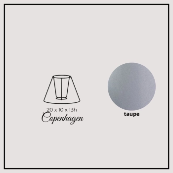 Copenhagen 20cm taupe chintz