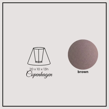 Copenhagen 20cm browne cotton