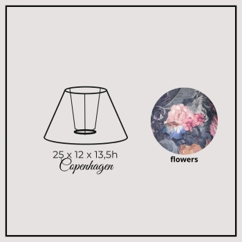 Copenhagen 25cm cotton flowers