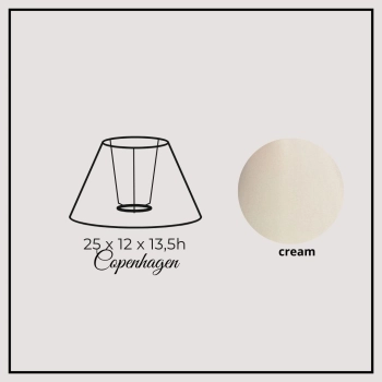 Copenhagen 25cm cream chintz