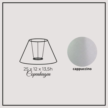 Copenhagen 25cm cappuccino chintz