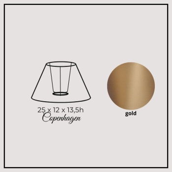 Copenhagen 25cm gold