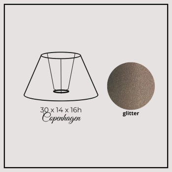 Copenhagen 30cm glitter linen