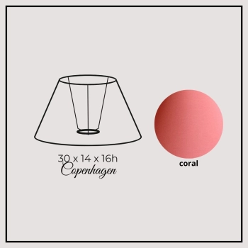 Copenhagen 30cm coral chintz