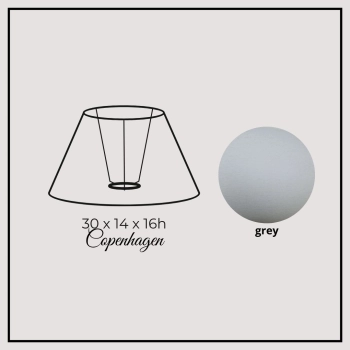 Copenhagen 30cm grey chintz