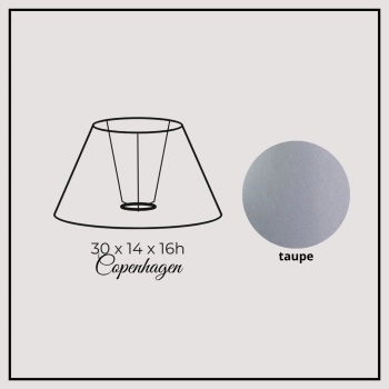 Copenhagen 30cm taupe chintz