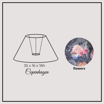 Copenhagen 35cm cotton flowers