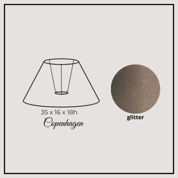 Copenhagen 35cm glitter linen