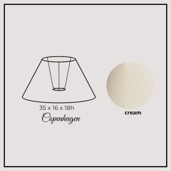 Copenhagen 35cm cream chintz