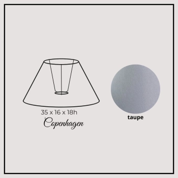 Copenhagen 35cm taupe chintz