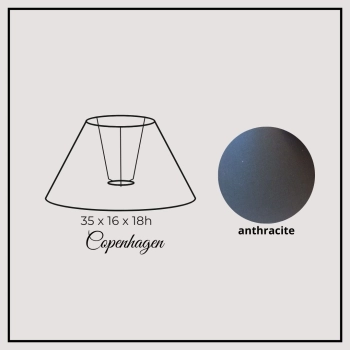 Copenhagen 35cm anthracite cotton
