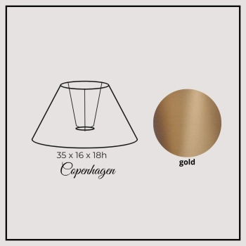 Copenhagen 35cm gold