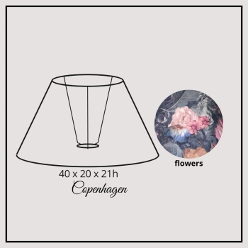 Copenhagen 40cm cotton flowers