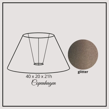 Copenhagen 40cm glitter linen
