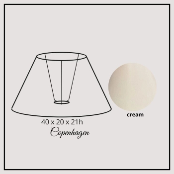 Copenhagen 40cm cream chintz