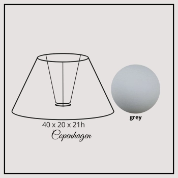 Copenhagen 40cm grey chintz