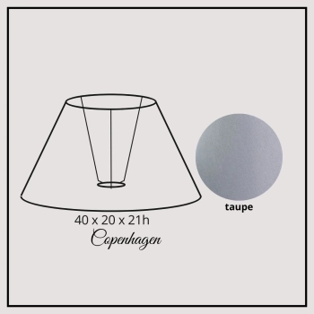 Copenhagen 40cm taupe chintz