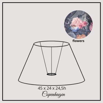 Copenhagen 45cm cotton flowers