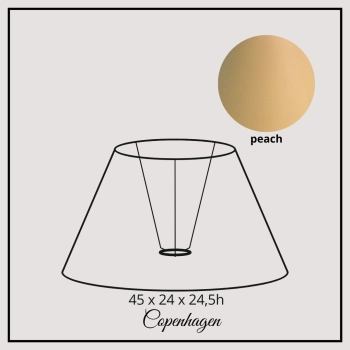 Copenhagen 45cm peach chintz