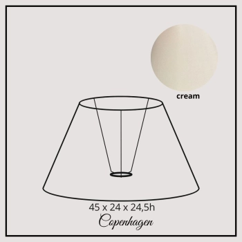 Copenhagen 45cm cream chintz