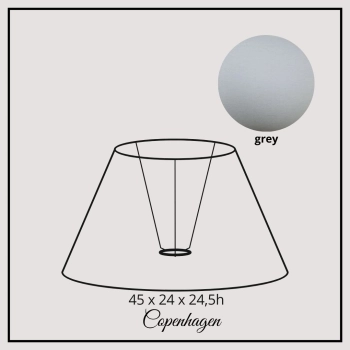 Copenhagen 45cm grey chintz