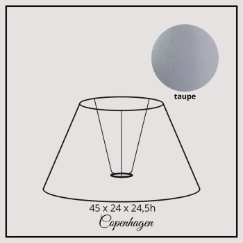 Copenhagen 45cm taupe chintz