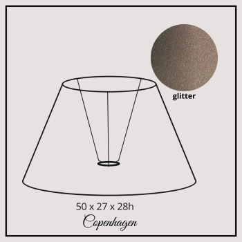 Copenhagen 50cm glitter linen