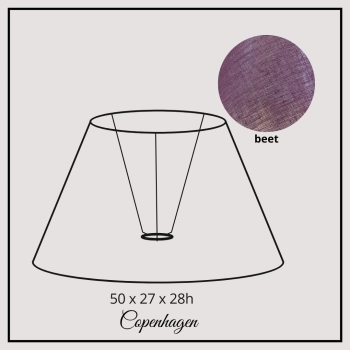 Copenhagen 50cm beet linen