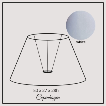 Copenhagen 50cm white chintz