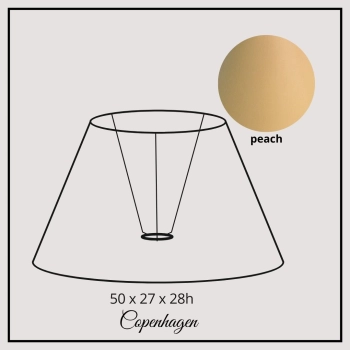 Copenhagen 50cm peach chintz