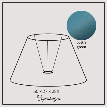 Copenhagen 50cm bottle green chintz