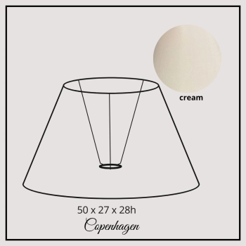 Copenhagen 50cm cream chintz