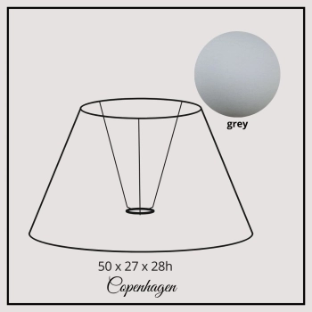 Copenhagen 50cm grey chintz