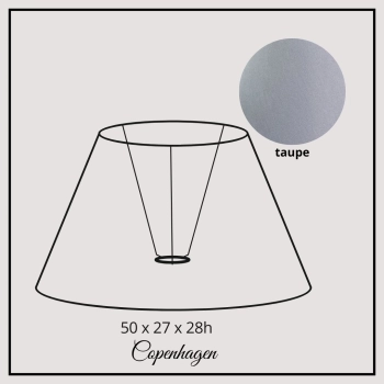 Copenhagen 50cm taupe chintz