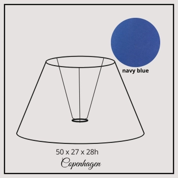 Copenhagen 50cm navy blue chintz