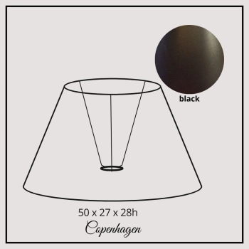 Copenhagen 50cm black chintz