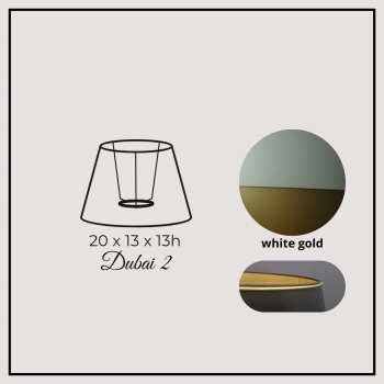 Dubai II 20cm white gold