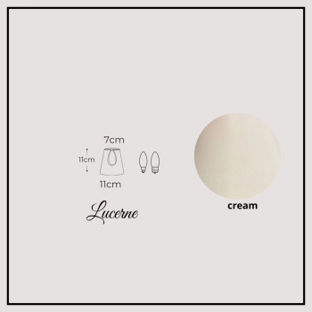 Lucerne 11cm cream chintz